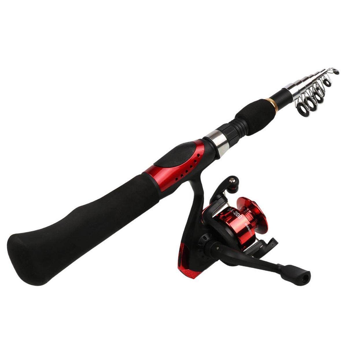 Rod Combos Spinning Pole With Reel Telescopic Travel Portable Fish Kits