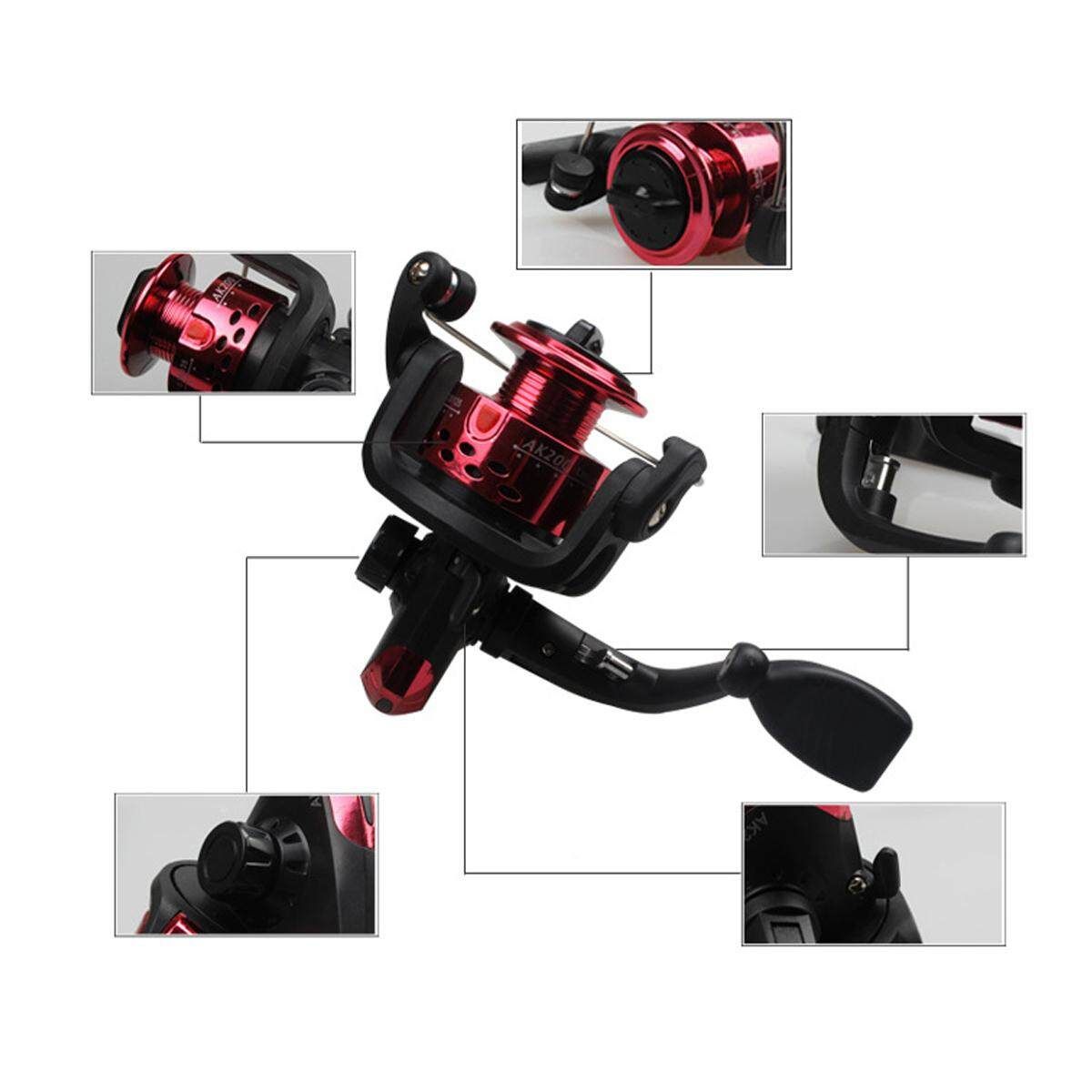 Rod Combos Spinning Pole With Reel Telescopic Travel Portable Fish Kits