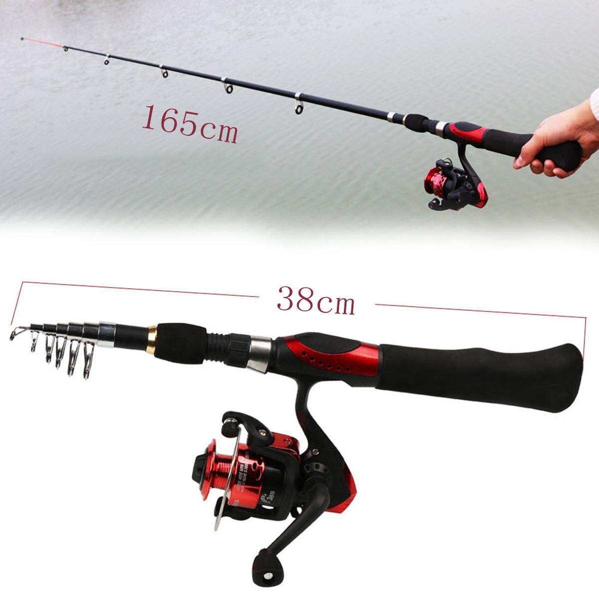 Rod Combos Spinning Pole With Reel Telescopic Travel Portable Fish Kits
