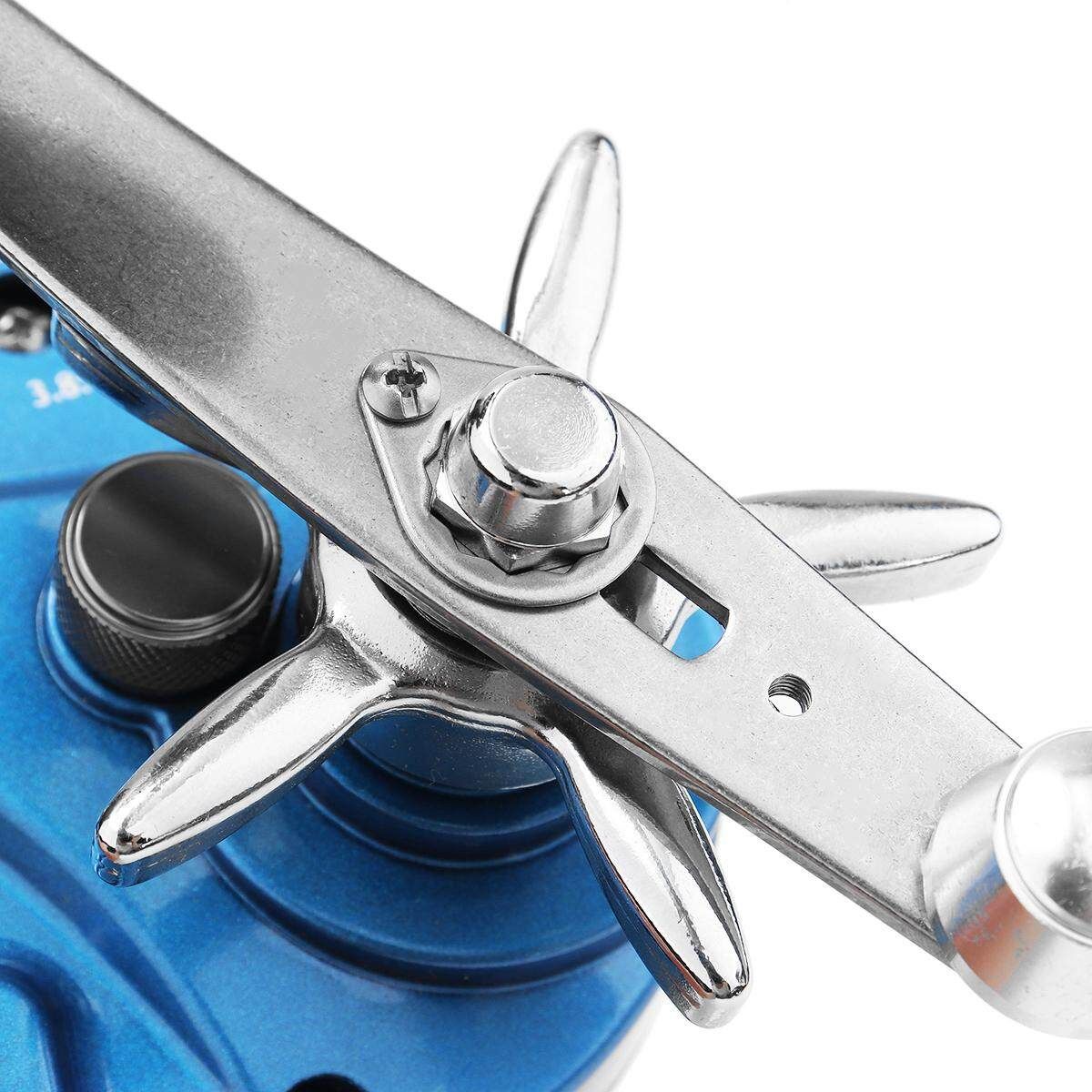 Metal Spinning Bait Reel Left Right Hand 5.2:1 12BB Saltwater Freshwate （：Blue） 30 Right