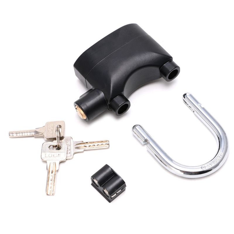 Waterproof Siren Alarm Padlock Alarm Lock For Motorcycle