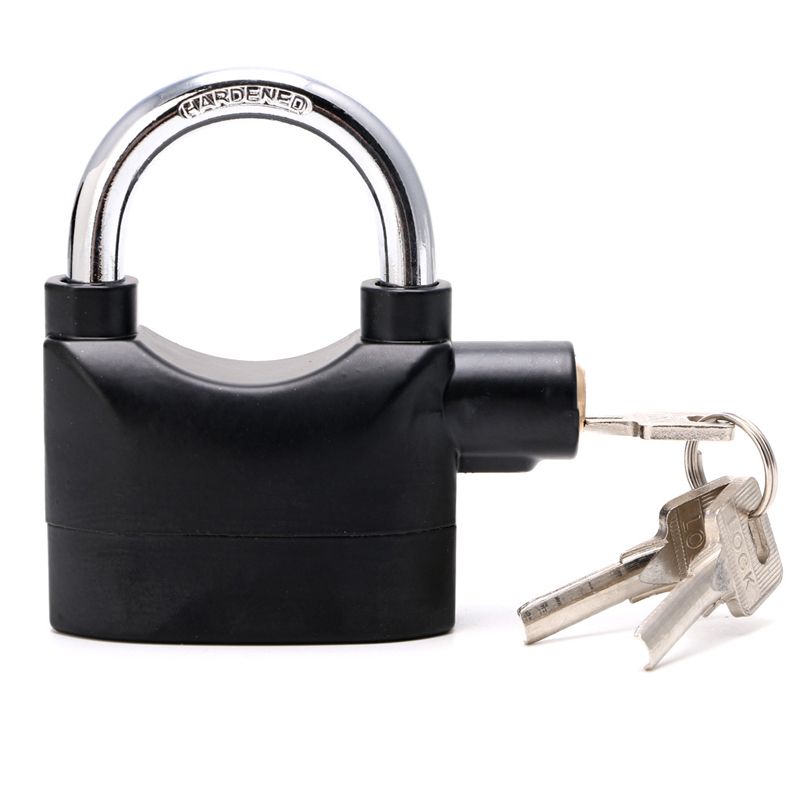 Waterproof Siren Alarm Padlock Alarm Lock For Motorcycle