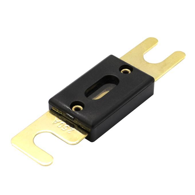 Gold Plated Mini 250A Amp ANL Fuse Large Wire For Car
