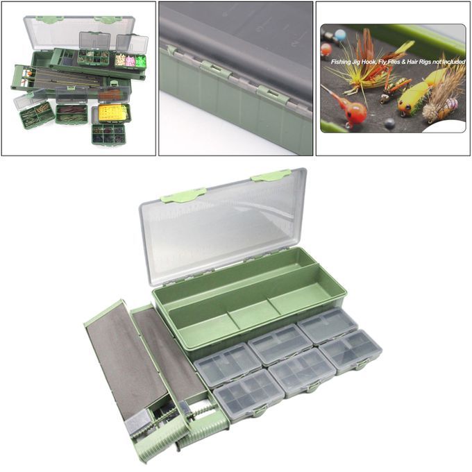 Tools Storage Box Carp  Box Clips Bead Hooks Tubes