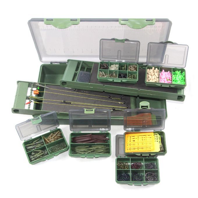 Tools Storage Box Carp  Box Clips Bead Hooks Tubes