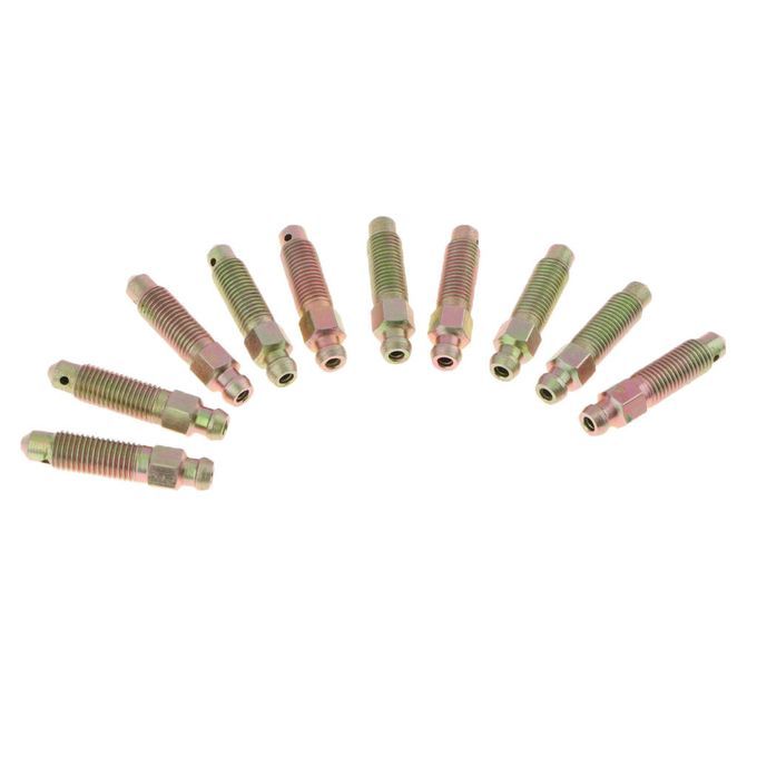 10PCS M8*1mm Motorcycle Car Brake Bleeder  Caliper Bleed Screws