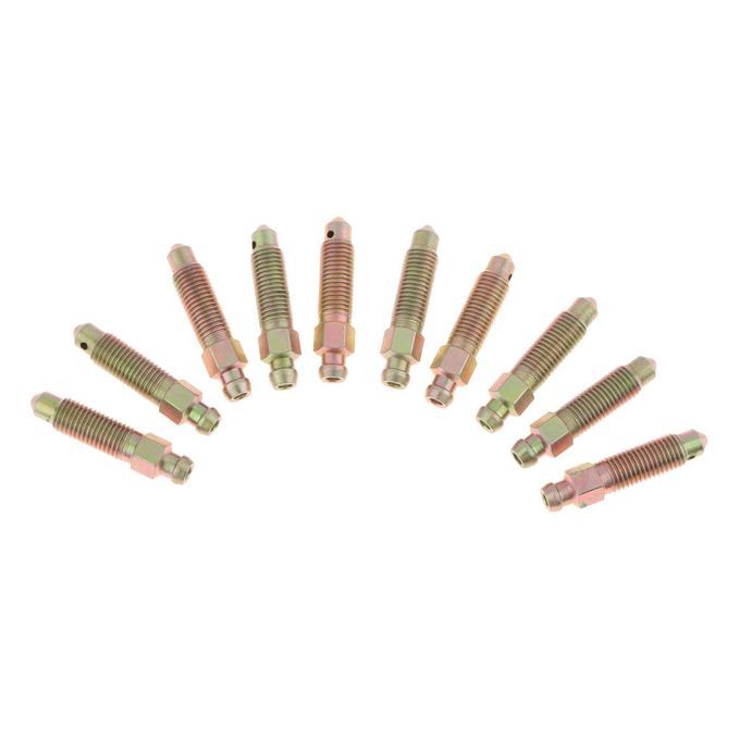 10PCS M8*1mm Motorcycle Car Brake Bleeder  Caliper Bleed Screws