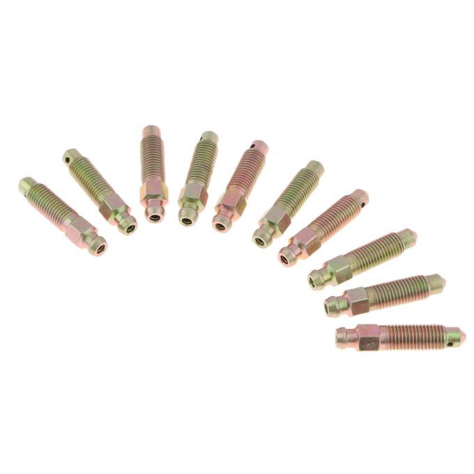 10PCS M8*1mm Motorcycle Car Brake Bleeder  Caliper Bleed Screws