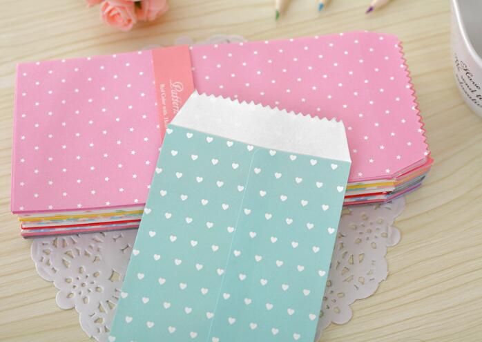 50pcs/lot 195*85mm Romantic Colorful 10 Designs En
