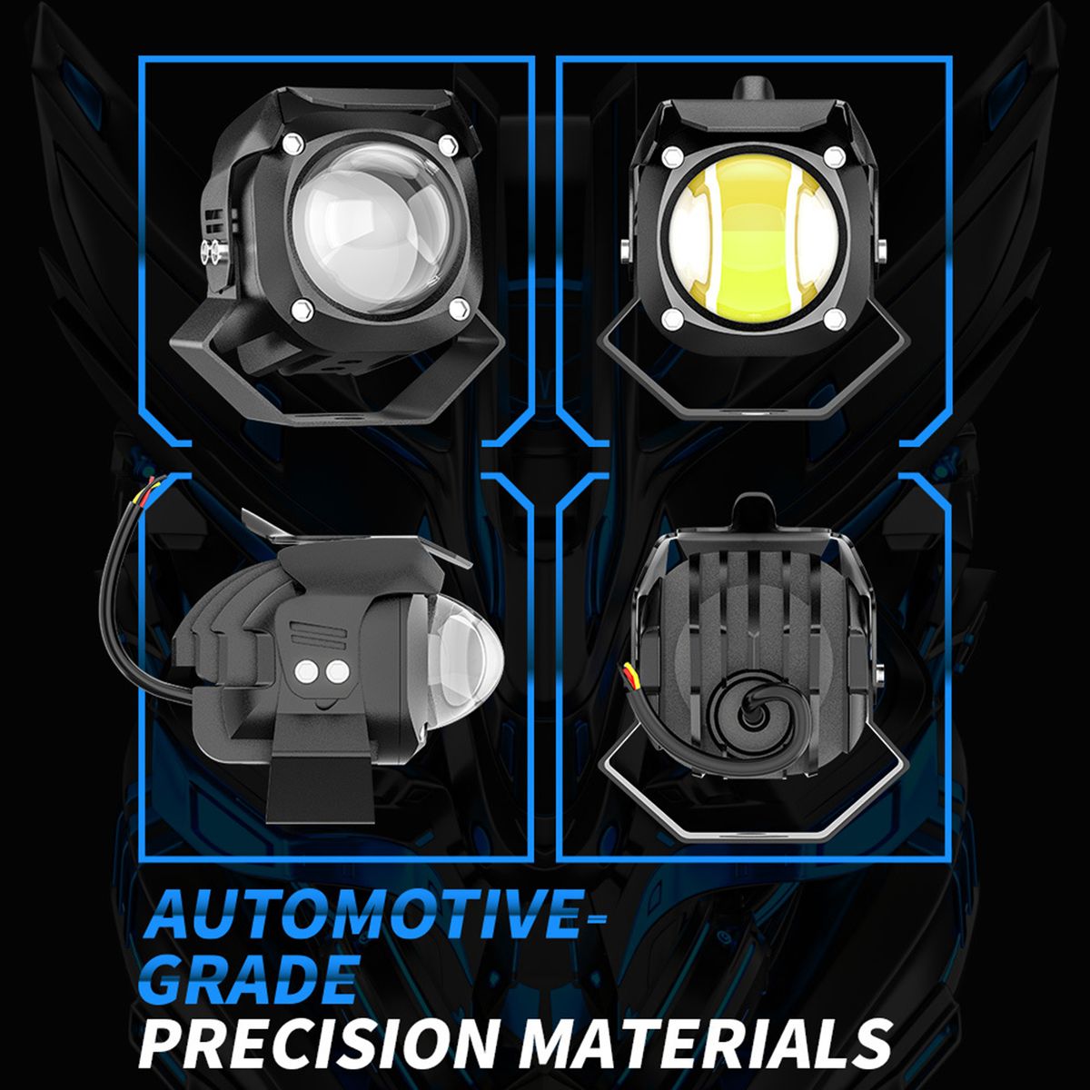 Motorcycle Driving Light 15W 6500K 6000LM Motorcycle