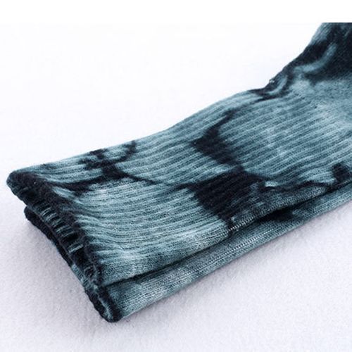 New Arrival Men Socks Tie-dye Breathable Cotton Socks