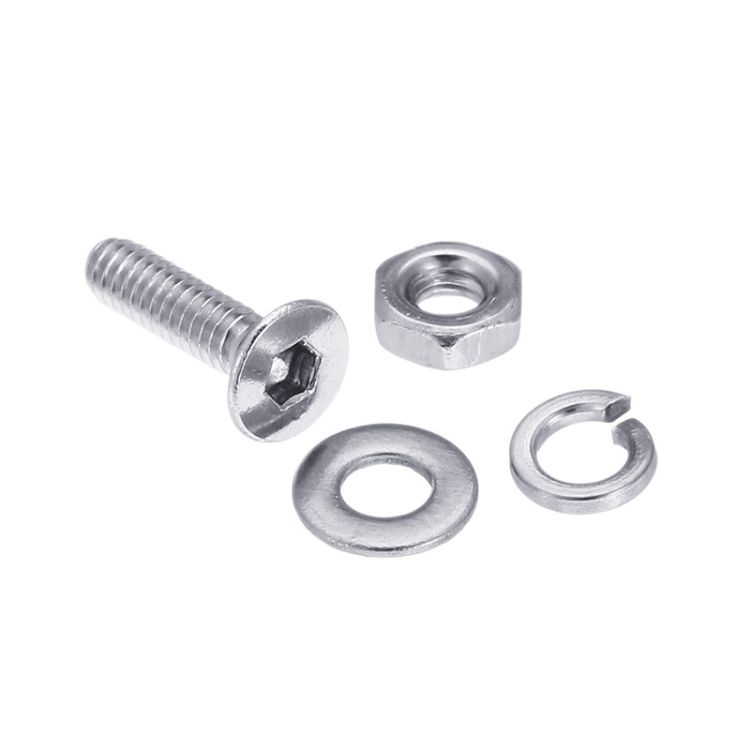 600 PCS M2 304 Stainless Steel Hex Socket Flat Head Screw
