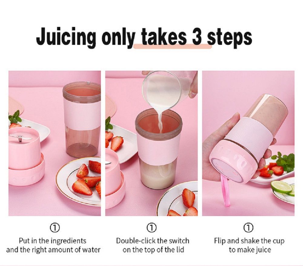 300ML Portable Electric USB Rechargeable Blender/Juicer