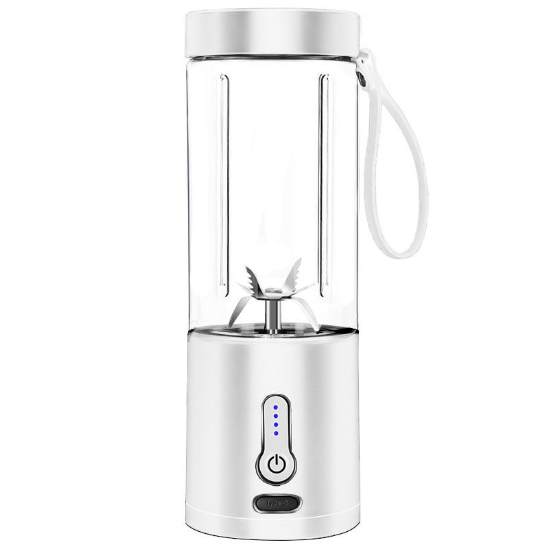 Personal Size Blender Juicer Rechargeable 0.53 Liter White