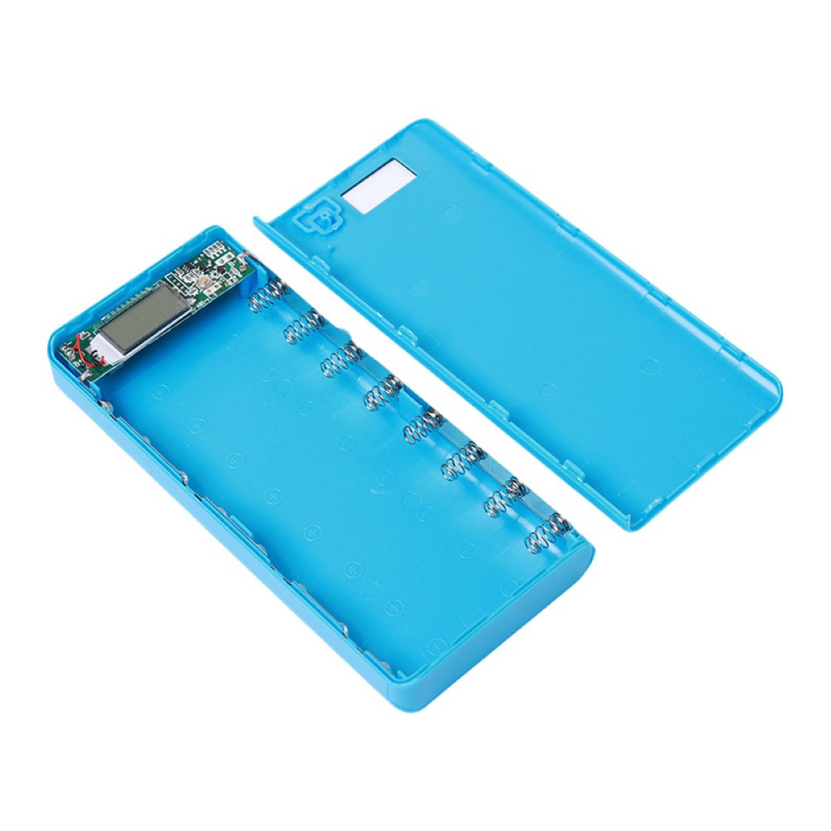 Portable 18650 Battery Charger Case Holder DIY Empty-Blue