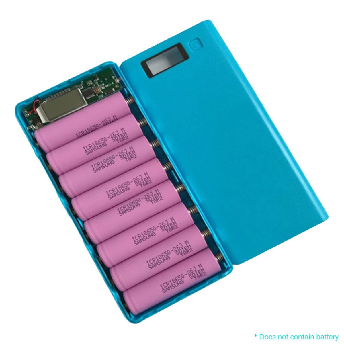 Portable 18650 Battery Charger Case Holder DIY Empty-Blue