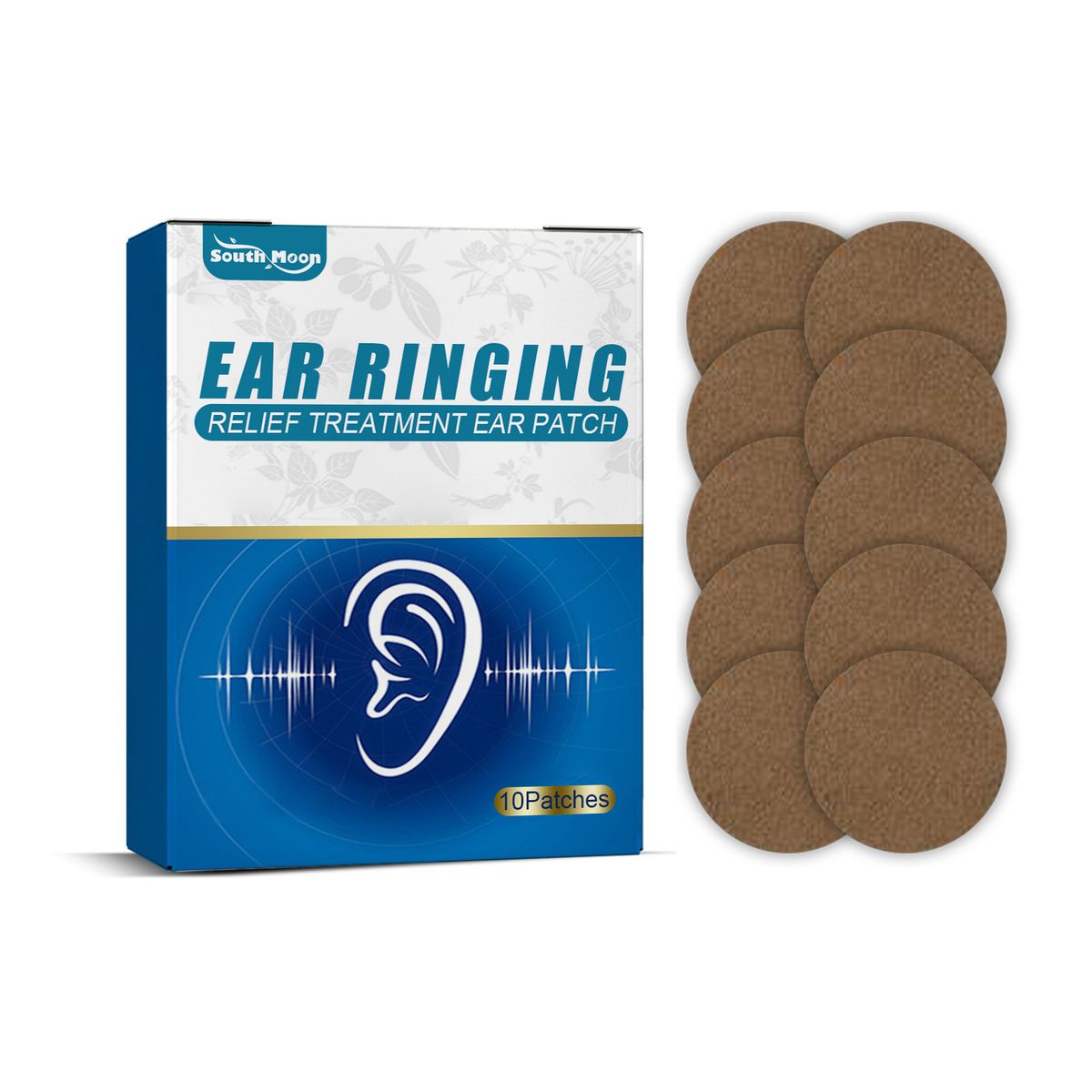 10-12Pcs Tinnitus Relief Patch Anti Ringing Buzzing