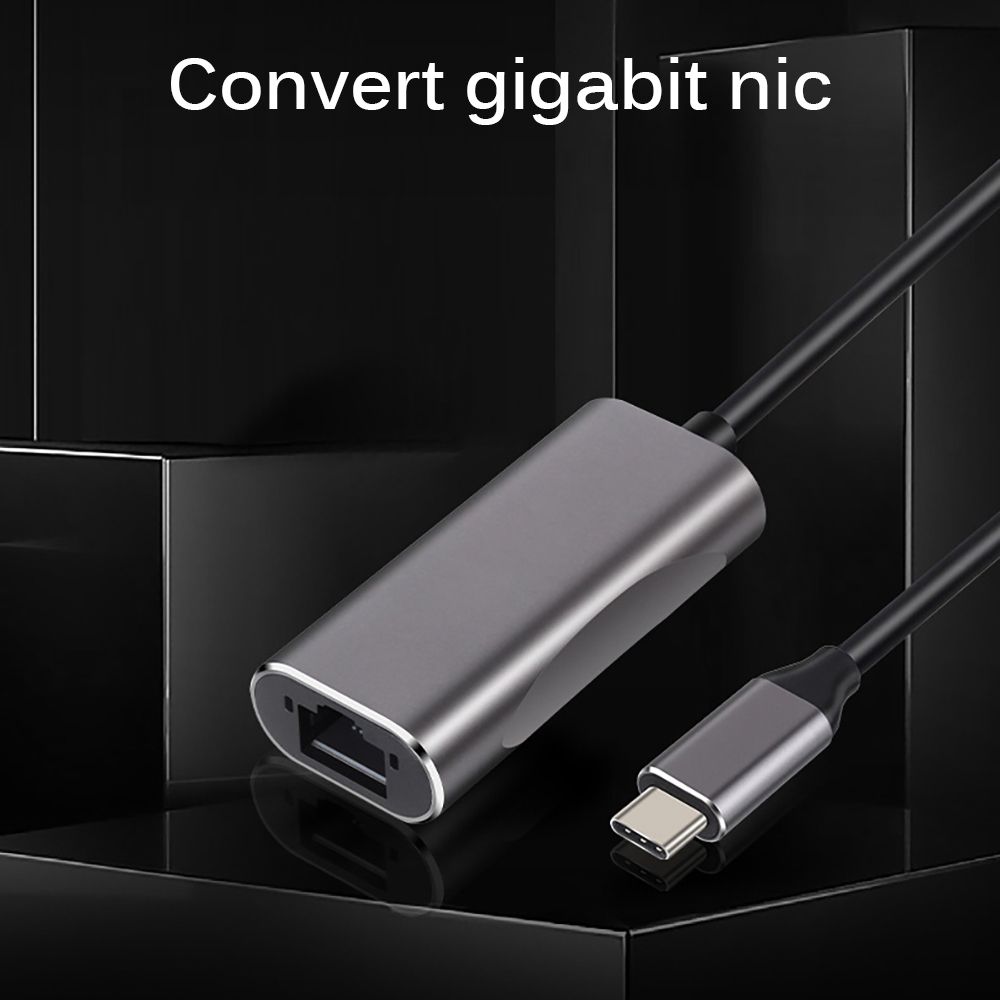 USB-C USBC To RJ45 Gigabit Ethernet Network Adapter For