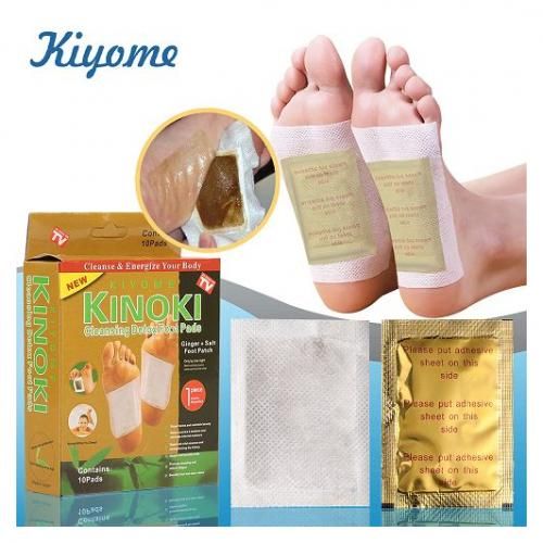 Cleansing Natural Detox Foot Pads- With Ginger + Salt