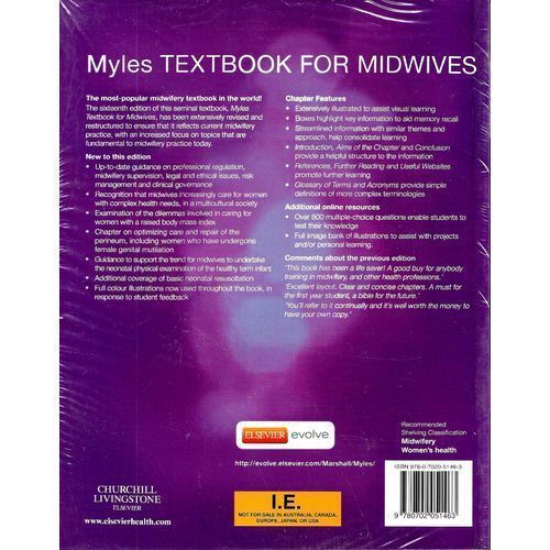 Myles Textbook For Midwives Latest 17th (Seventeenth) Edition