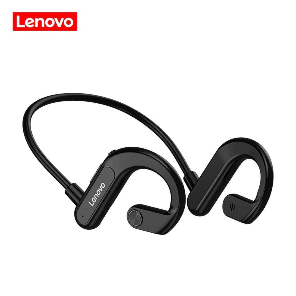 Lenovo X3 Wireless Headphone BT 5.0 Titanium Alloy Earphone IPX5 Sweatproof Waterproof Sports Headset Black