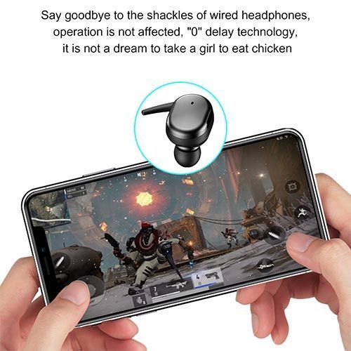 Wireless Fingerprint Touch Blutooth Headset Earphone Stereo Sound In-ear Earbuds