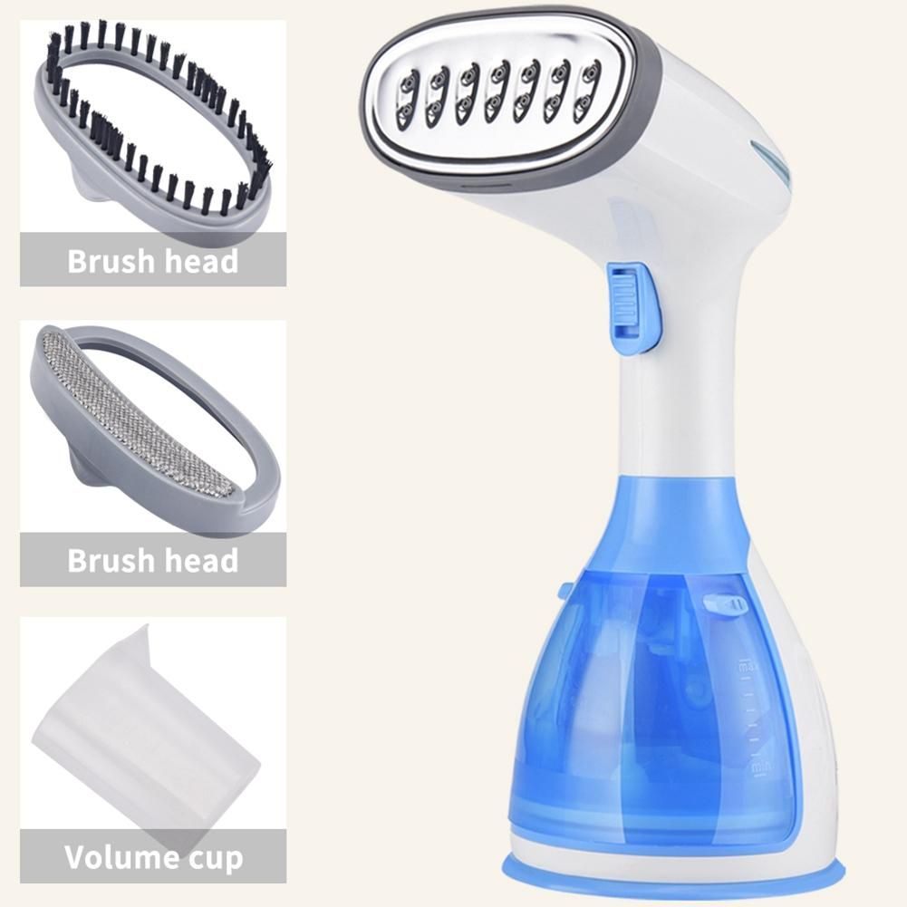 Handheld Garment Steamer Household Fabric Steam Iron Mini Portable Vertical Fast-Heat for Clothes Ironing Pink US Plug