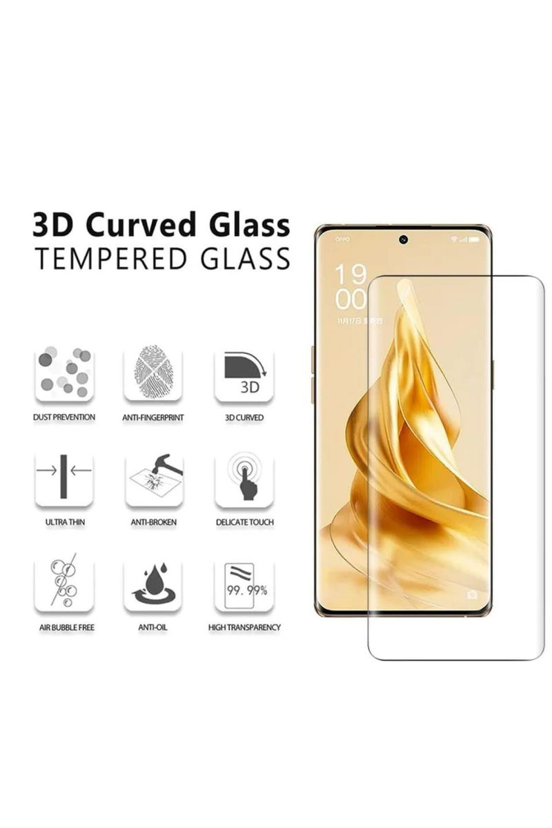 Reno 8T 5G High Quality 3D Curved Solid Screen Protector