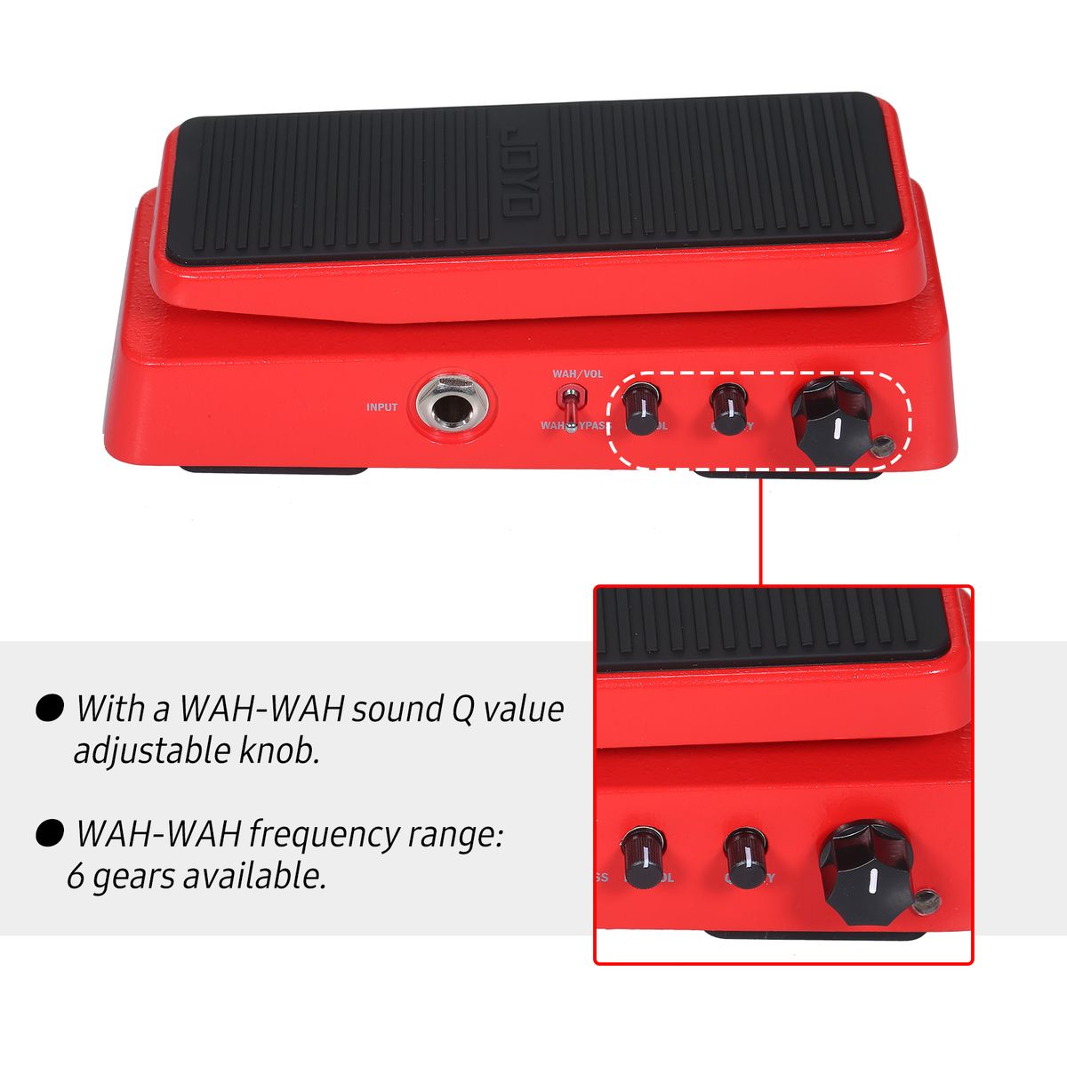 2-In-1 Electric Guitar Tones Effect Pedal With