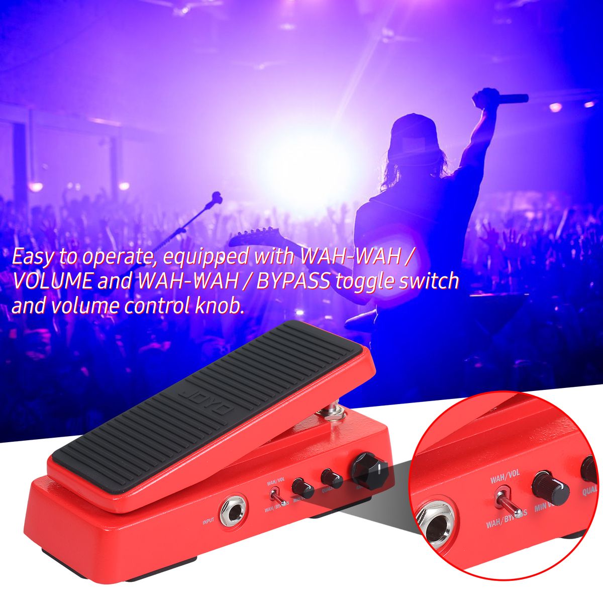 2-In-1 Electric Guitar Tones Effect Pedal With