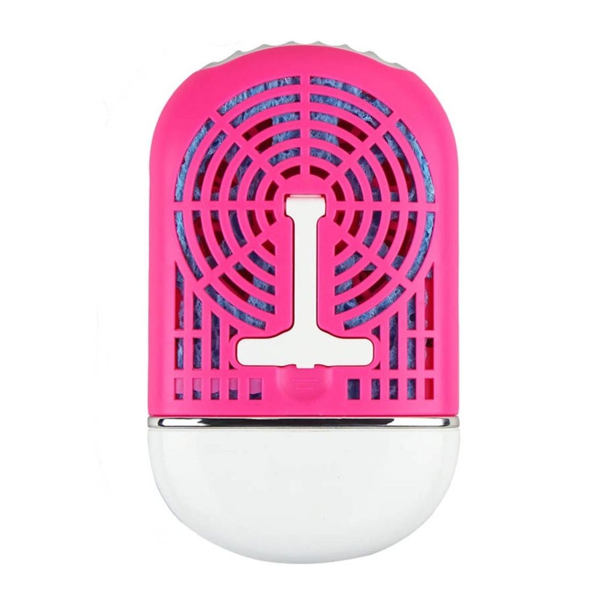 CO Mini Portable Handheld Desk Air Conditioner USB Rechargeable Cooling Fan-rose Red