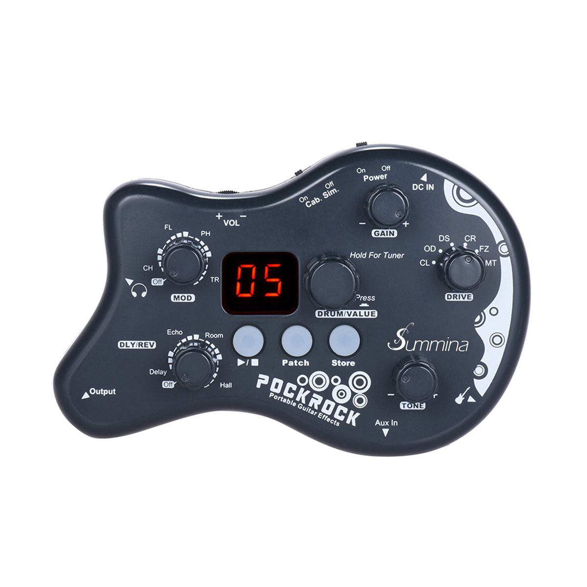 Summina  PockRock Portable Guitar Multi-effects Processor