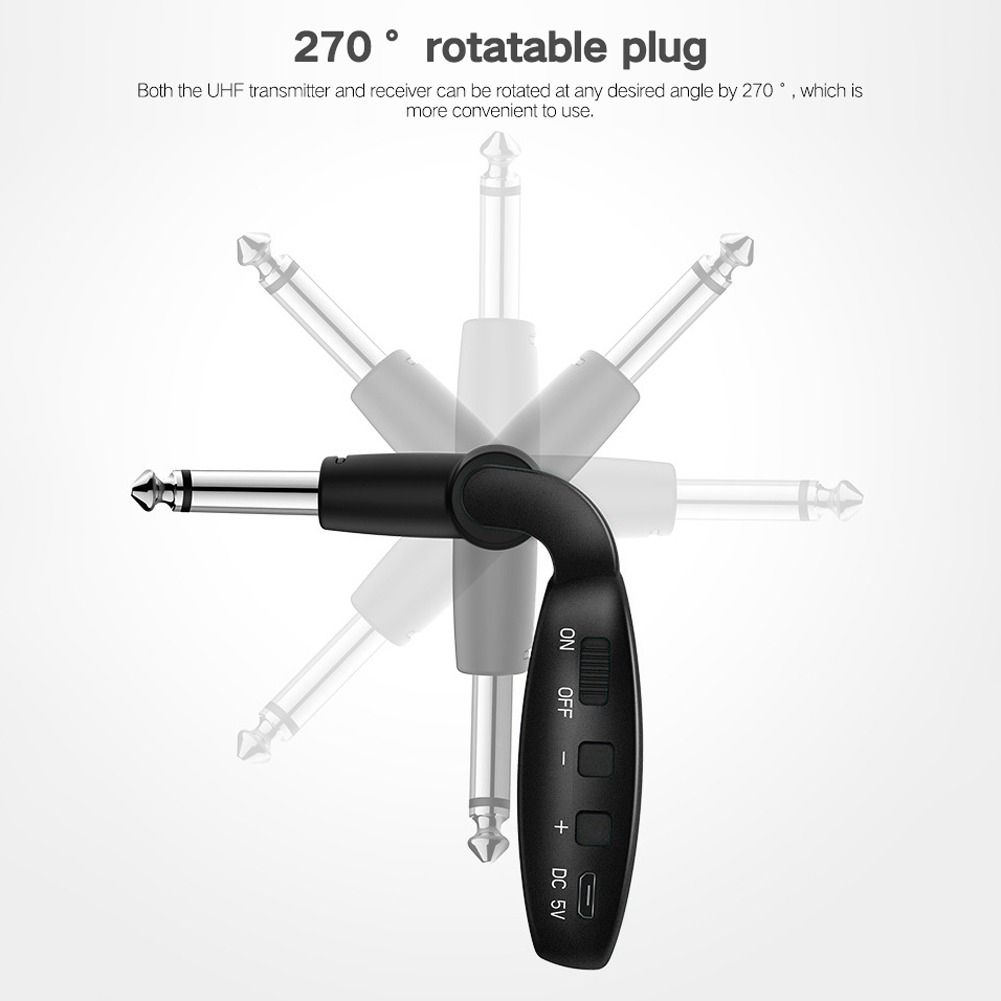Rechargeable Wireless Led Guitar Transmitter System