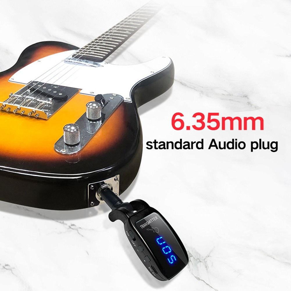 Rechargeable Wireless Led Guitar Transmitter System