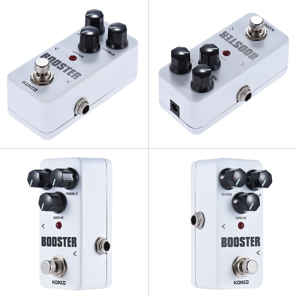 KOKKO FBS2 Mini Booster Pedal Portable 2-Band EQ Guitar