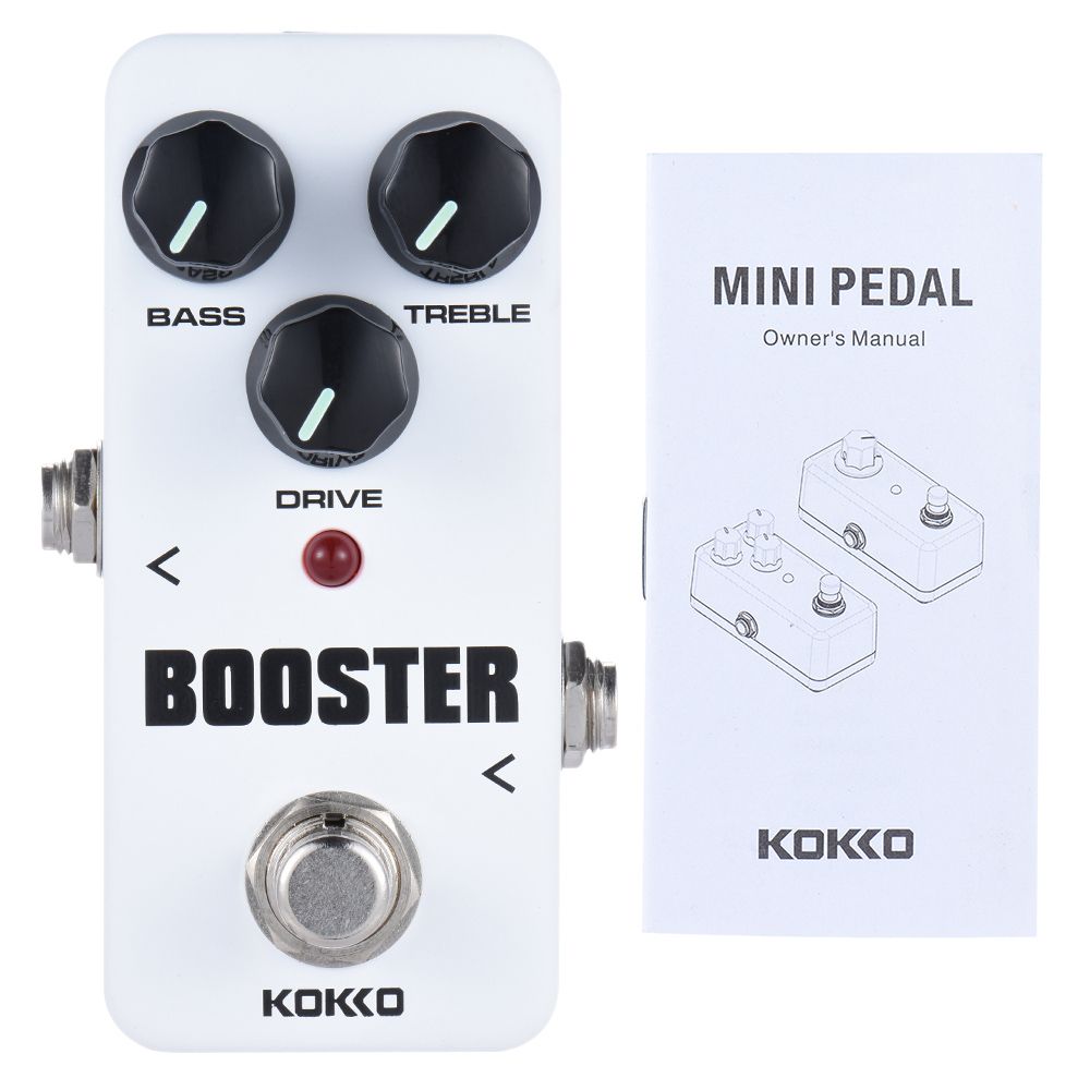 KOKKO FBS2 Mini Booster Pedal Portable 2-Band EQ Guitar