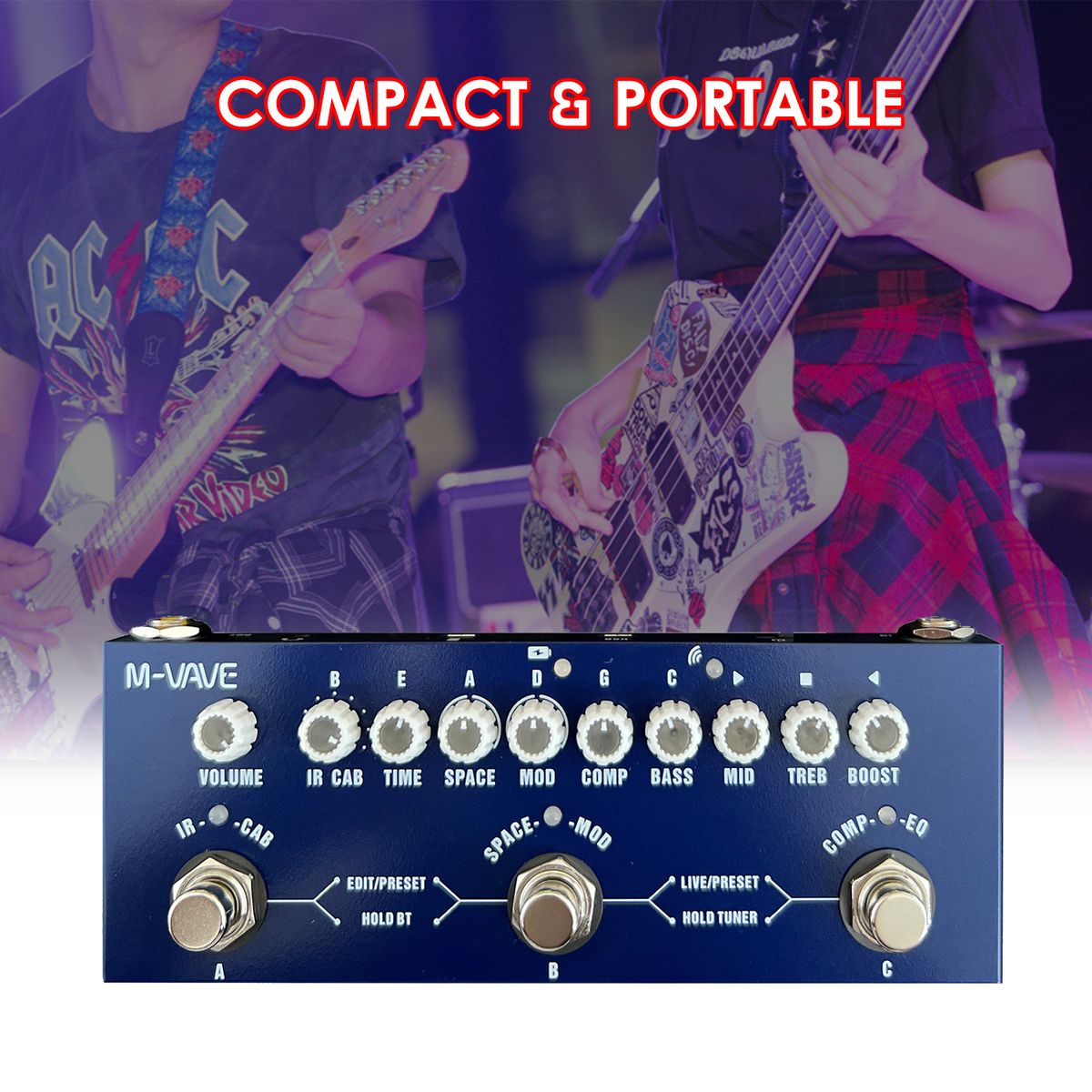 Cube Baby Portable Multifunctional Bass Combined
