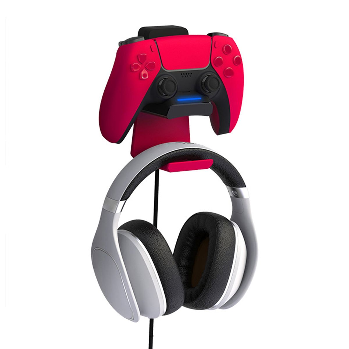 Handle Bracket Game Console Headset Storage Rack Red