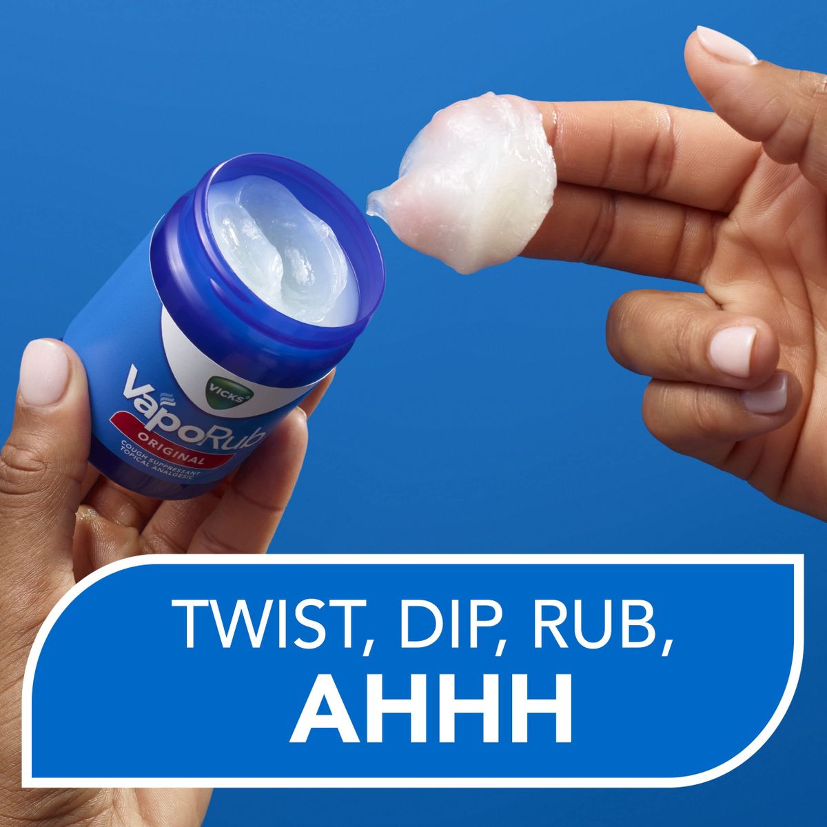 VapoRub, Chest Rub Ointment, Relief From Cough, Cold,
