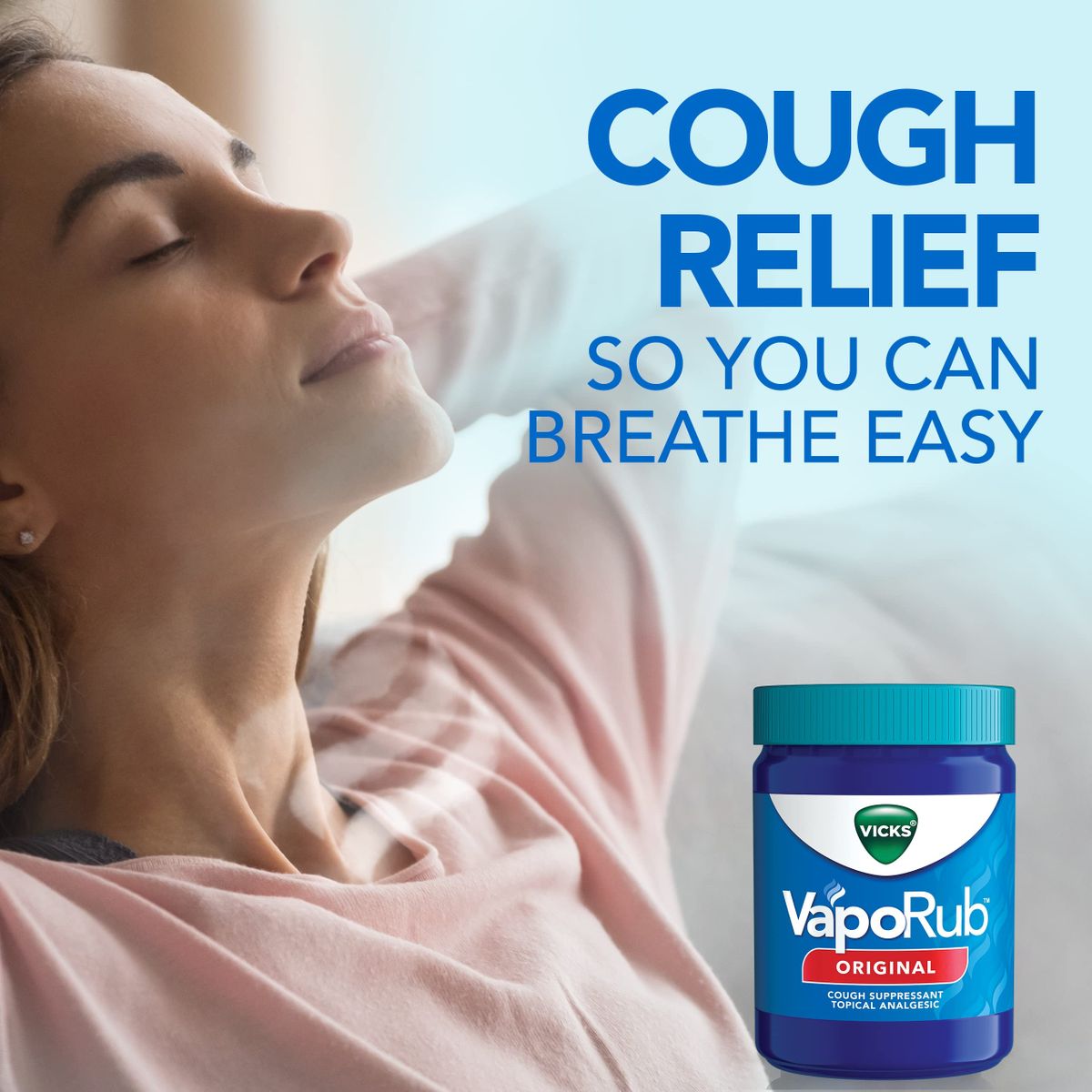 VapoRub, Chest Rub Ointment, Relief From Cough, Cold,
