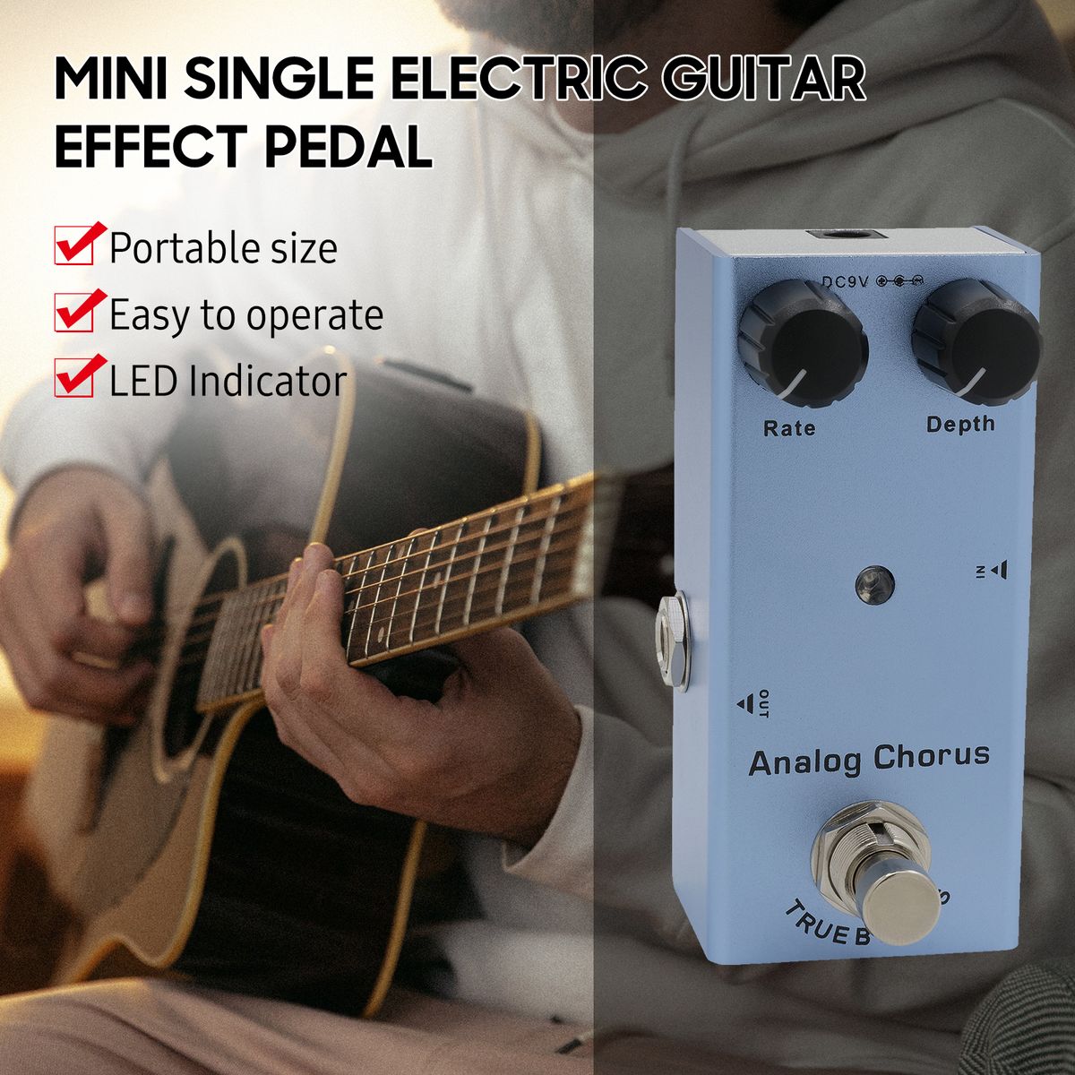 EF-07 Electric Guitar Effect Pedal Portable Guitar