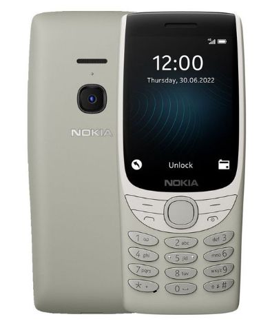 NOKIA-N8210 4G- 64MB-DUAL-SIM- 1450mAh- FM Radio-Torch- Sand