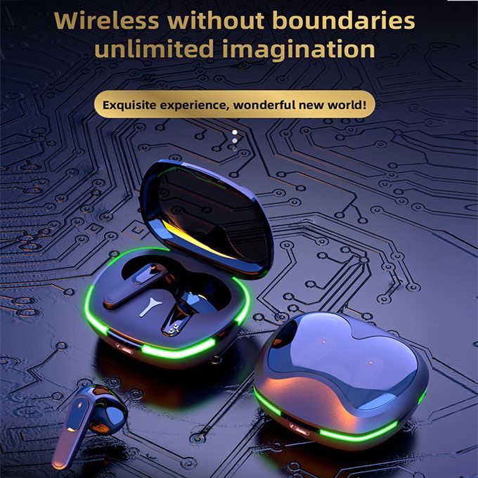Wireless Earphone Minimalist Earbuds With Atmosphere Light