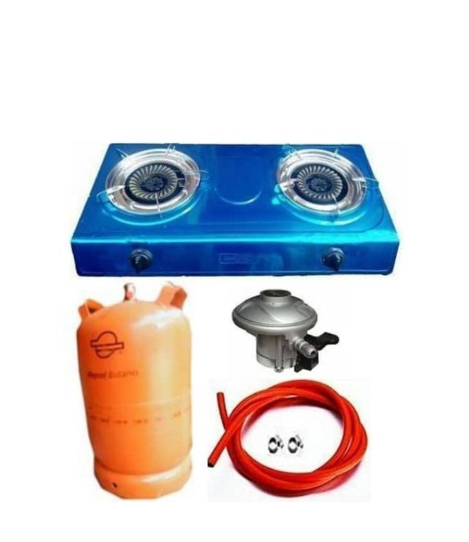 Quality 12.5kg Cylinder Double Hand Cooker ,Regulator, Hose