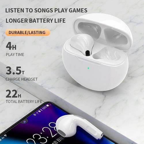 Pro6 Bluetooth 5.1 Wireless Headphones Sports Earbuds