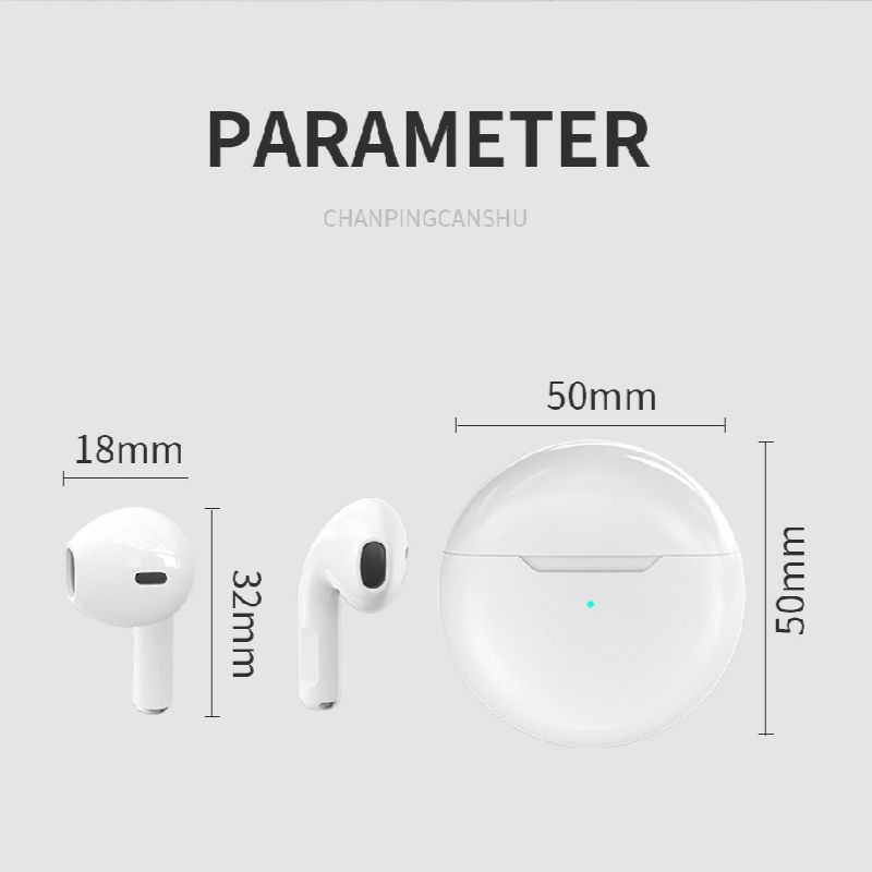 Pro6 Bluetooth 5.1 Wireless Headphones Sports Earbuds