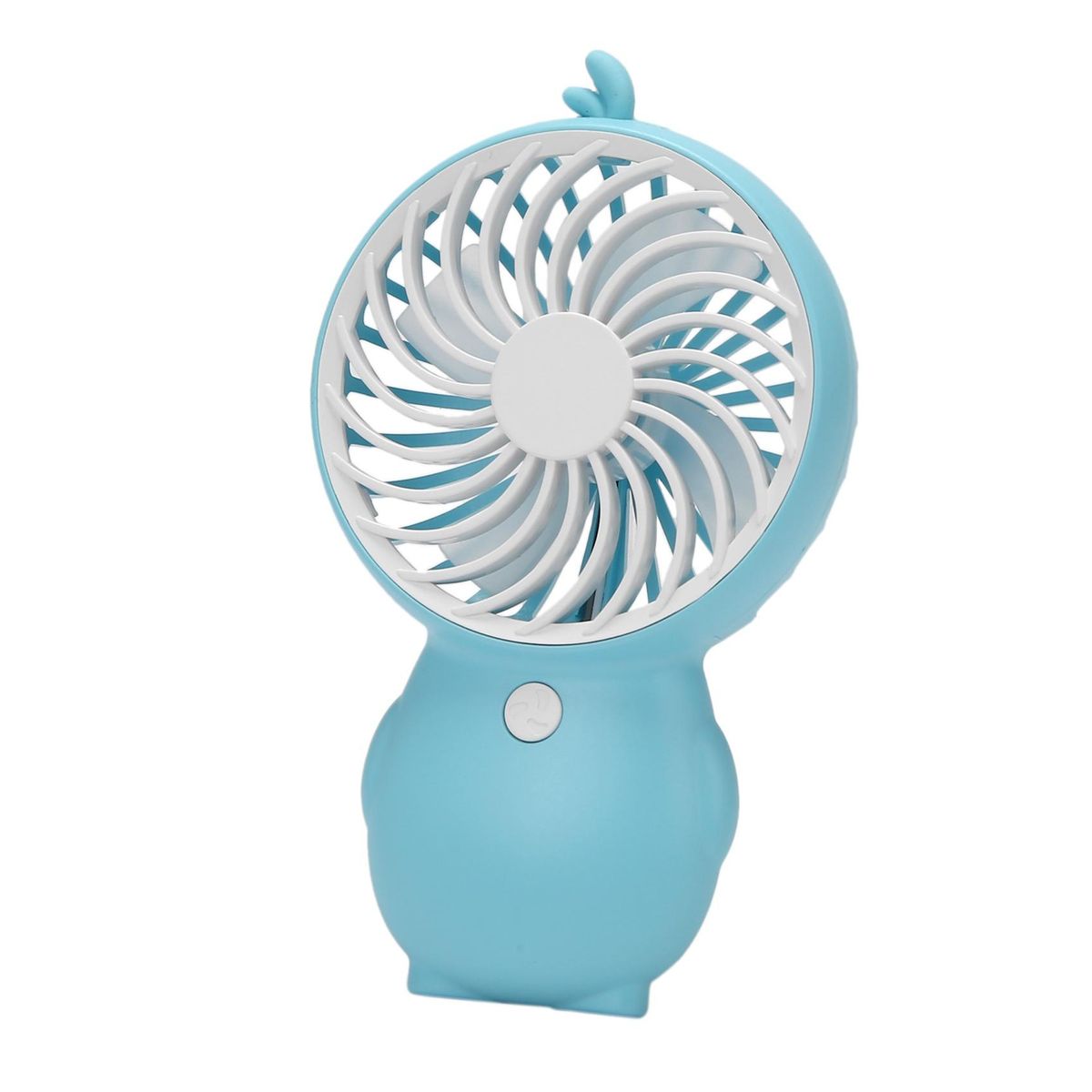 Duckling Mini Fan Usb Mute Second Gear Four-Leaf Fan Blue