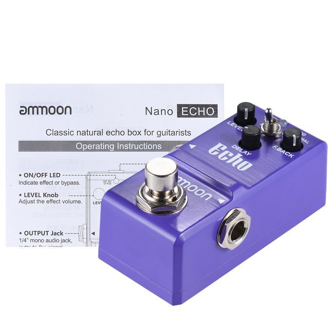 Ammoon Nano Series Delay Guitar Effect Pedal True Bypass