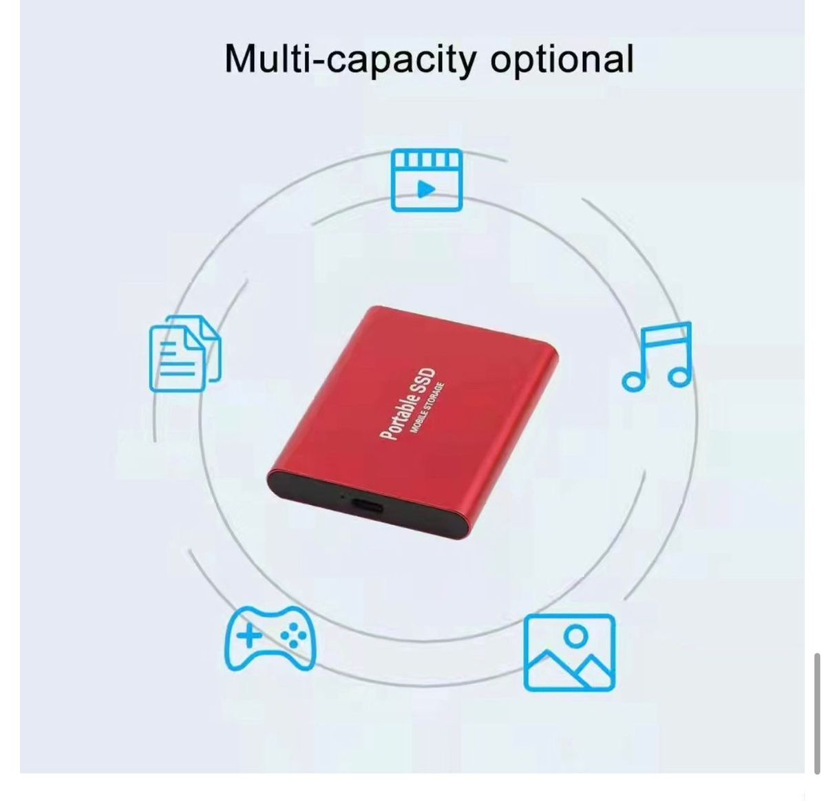 Original 1TB SSD External Hard Drive - Usb 3.1 Type-C