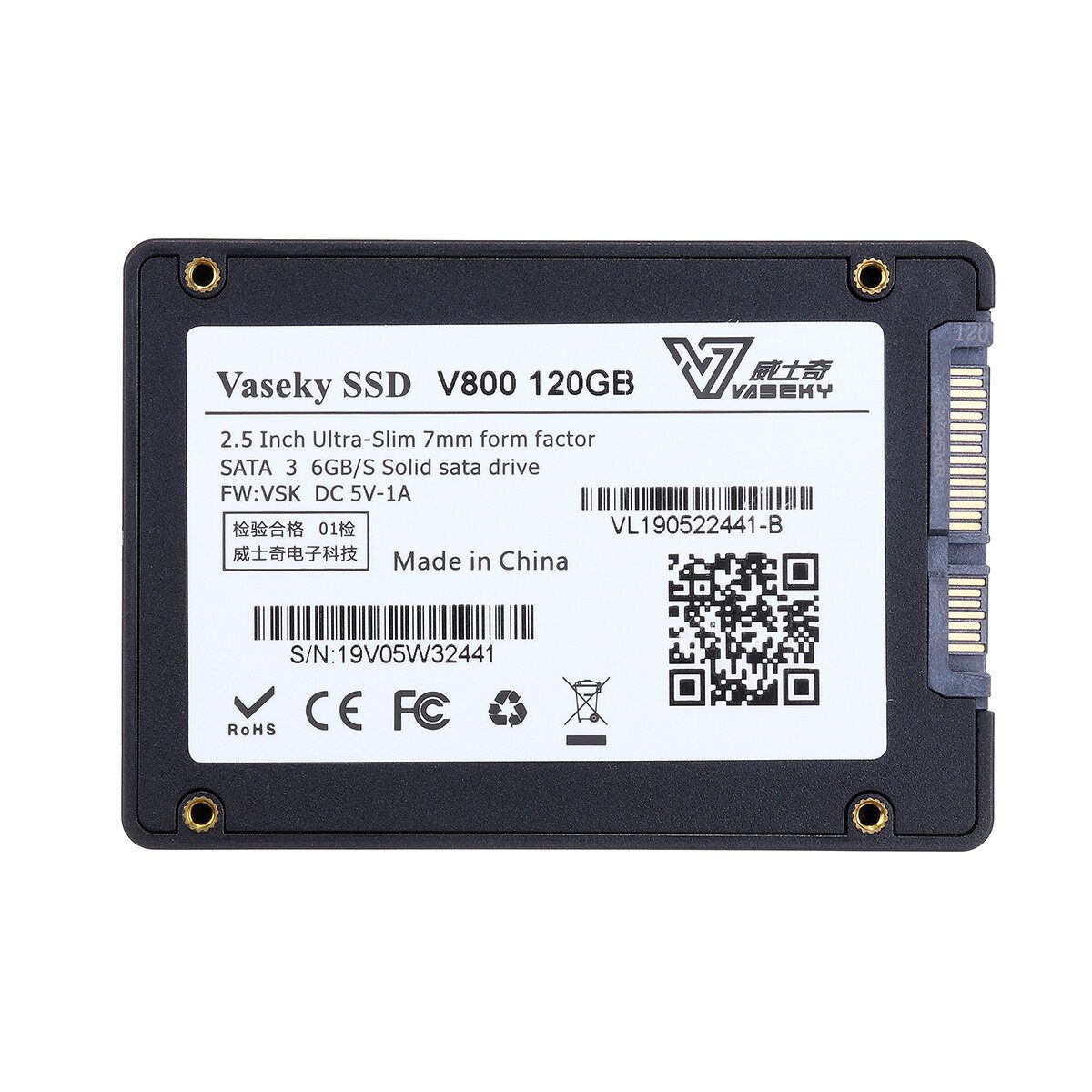 60G/120G/240G/350G 2.5 Inch SATA 3.0 Solid State Hard Disk High Speed SSD Desktop [Black]